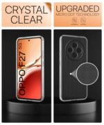Transparent Back Cover Case for Oppo F27 5G | Raised Bumps for Full Device & Camera Protection Shockproof TPU Silicone Back Case Mobile Cover Transparent - Image 7