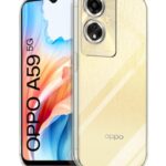 Crystal Clear Transparent Back Case Cover for Oppo A59 5G | Full Device & Camera Protection Shockproof TPU | Flexible Silicone Back Cover Case Transparent