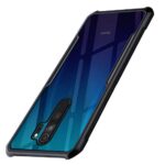 Shock Proof Clear Protective Back Case for Redmi Note 8 Pro - AirEDGE Technology | 360 Degree Camera Protection | Transparent Hybrid Back Case Mobile Cover for Redmi Note 8 Pro - Black