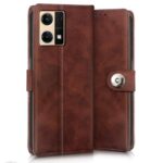 Shock Proof Flip Cover Back Case for Oppo F21 Pro 4G | Magnetic Wallet Leather Case with Stand - Image 3