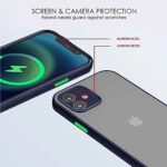 Translucent Hybrid Back Case Cover for Vivo Y20 | Y20i | Smoked Matte Back | 360 Degree Protection | Protective Hard Case (Blue Bumper) - Image 5