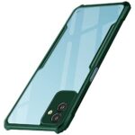 TPU+PC Shock Proof Clear Protective Back Case for Samsung Galaxy M13 5G Airedge Technology | 360 Degree Camera Protection | Transparent Hybrid Back Case Mobile Cover Green - Image 3