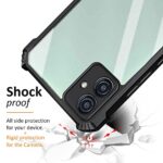 Shock Proof Clear Back Case Mobile Cover for Samsung Galaxy M04 | F04 | A04e (Hard | Hybrid PC + TPU | Full Armour Device & Camera Protection | Black) - Image 3