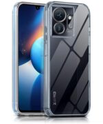 Crystal Clear Transparent Back Case Cover for Infinix Zero 20 | Full Device & Camera Protection Shockproof TPU | Flexible Silicone Back Cover Case Transparent