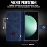 Shock Proof Flip Cover Back Case for Samsung Galaxy S23 5G | Magnetic Wallet Leather Case with Stand - Image 7