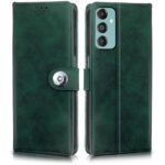 Shock Proof Flip Cover Back Case for Samsung Galaxy M14 5G | Magnetic Wallet Leather Case with Stand