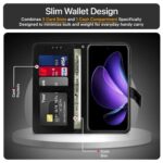Shock Proof Flip Cover Back Case for Oppo Reno 13 5G | Magnetic Wallet Leather Case with Stand - Image 7