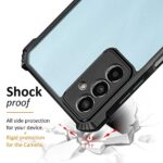 Shock Proof Clear Back Case Mobile Cover for Samsung Galaxy M13 4G | F13 4G (Hard | Hybrid PC + TPU | Full Armour Device & Camera Protection | Black) - Image 7