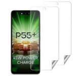 Unbreakable Nano Film Glass Screen Protector for Itel P55 Plus 4G [ Flexible like a Screen Guard, Harder than a Tempered Glass ]  Pack Of 2