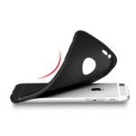 (TM Soft Silicone All Sides Protection 360 Degree with Anti Dust Plugs Shockproof Slim Back Case Cover Compatible for Apple iPhone 5 / 5s / 5 SE - Pitch Black - Image 4