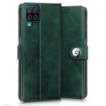 Shock Proof Flip Cover Back Case for Samsung Galaxy F12 | Magnetic Wallet Leather Case with Stand - Image 4