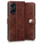 Shock Proof Flip Cover Back Case for Oppo F23 5G | Magnetic Wallet Leather Case with Stand - Image 3