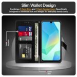 Shock Proof Flip Cover Back Case for Samsung Galaxy A16 5G | Magnetic Wallet Leather Case with Stand - Image 7