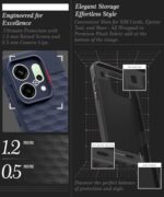 Back Cover for Oppo Reno 14 5G with Hexa Cube Design (Blue) - Image 7