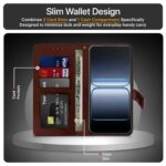 Shock Proof Flip Cover Back Case for 1+ Oneplus Nord Ce 5 5G | Magnetic Wallet Leather Case with Stand - Image 7