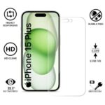 Unbreakable Nano Film Glass Screen Protector for Apple iPhone 15 Plus [ Flexible like a Screen Guard, Harder than a Tempered Glass ]  Pack Of 2 - Image 7