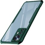 TPU+PC Crystal Clear Xiaomi 12 Pro 5G Back Cover Case | 360 Degree Protection | Shock Proof Design | Transparent Back Cover Case for Mi Xiaomi 12 Pro 5G - Green, Green