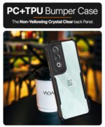 Shock Proof Clear Back Case Mobile Cover for 1+ OnePlus Nord CE 4 5G (Hard | Hybrid PC + TPU | Full Armour Device & Camera Protection | Earthy Black) - Image 7