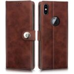 Shock Proof Flip Cover Back Case for Iphone Xs Max | Magnetic Wallet Leather Case with Stand