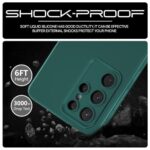 Back Cover for Samsung Galaxy S22 Ultra 5G | Ultra Slim Soft Rubberised Case (Green) - Image 5