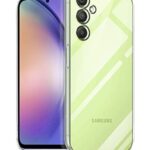 kelpuj Ultra-Hybrid Crystal Clear Back Case Cover for Samsung Galaxy A54 5G | Hard Back | Slim Fit Shockproof Design | Camera Protection Bump | Back Cover Case (PC,TPU | Transparent)