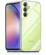 kelpuj Ultra-Hybrid Crystal Clear Back Case Cover for Samsung Galaxy A54 5G | Hard Back | Slim Fit Shockproof Design | Camera Protection Bump | Back Cover Case (PC,TPU | Transparent)
