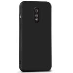 Ultra Slim Rubberised Back Case Cover for Oneplus 7 | Oneplus 6T | Inner Velvet Fabric Lining | Matte Silicone Flexible Camera Protection Back Case - Black - Image 3