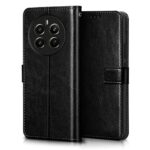Shock Proof Flip Cover Back Case for Realme Narzo 70 | Magnetic Wallet Leather Case with Stand - Image 5