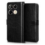 Shock Proof Flip Cover Back Case for Infinix Note 40 Pro | Magnetic Wallet Leather Case with Stand - Image 3