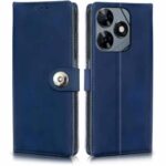 Shock Proof Flip Cover Back Case for Tecno Pop 8 | Magnetic Wallet Leather Case with Stand