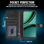 Shock Proof Flip Cover Back Case for Realme Narzo 70 | Magnetic Wallet Leather Case with Stand - Image 7