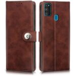 Shock Proof Flip Cover Back Case for Samsung Galaxy M30S | Magnetic Wallet Leather Case with Stand