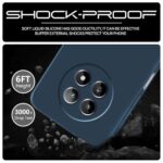 Back Cover for Realme 13 5G | Realme 12 5G | 12X 5G | Narzo 70x 5G | C65 5G | N65 | Slim Soft Rubberised | Inner Velvet Fabric | Silicone Flexible Mobile Case | Camera Protection - Blue - Image 7