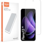 Unbreakable Nano Film Glass Screen Protector for Oppo Reno 13 5G [ Flexible like a Screen Guard, Harder than a Tempered Glass ]  Pack Of 2 - Image 5