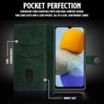 Shock Proof Flip Cover Back Case for Samsung Galaxy F23 5G | Magnetic Wallet Leather Case with Stand - Image 5