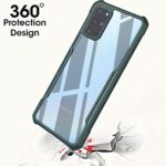 kelpuj Shock Proof Clear Back Case Mobile Cover for Samsung Galaxy A52 5G | A52s 5G | A52 4G (Hard | Hybrid PC + TPU | Full Armour Device & Camera Protection | Green) - Image 3