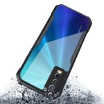 Shock Proof Clear Transparent Back Case Mobile Cover for Vivo Y20A | Y20 | Y20i (Hard | Hybrid PC + TPU | Full Armour Device & Camera Protection | Black) - Image 3