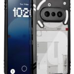 Shock Proof Clear Protective Back Case for Nothing Phone 3a 5G - AirEDGE Technology | 360 Degree Camera Protection | Transparent Hybrid Back Case Mobile Cover - Black