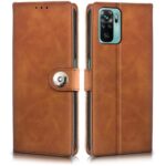 Shock Proof Flip Cover Back Case for Xiaomi Redmi Note 10 | Magnetic Wallet Leather Case with Stand