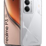 Transparent Back Cover Case for Realme P3 5G | Raised Bumps for Full Device & Camera Protection Shockproof TPU Silicone Back Case Mobile Cover Transparent