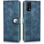 Shock Proof Back Case Mobile Cover for Realme 7 Pro (Armor | Hybrid PC + TPU | Full Protection with Ring Holder Kickstand | Carbon Black)