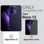 Shock Proof Flip Cover Back Case for Oppo Reno 13 5G | Magnetic Wallet Leather Case with Stand - Image 3