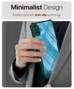 Shock Proof Clear Protective Back Case for Samsung Galaxy M06 5G | Galaxy F06 5G - AirEDGE Technology | 360 Degree Camera Protection | Transparent Hybrid Back Case Mobile Cover - Green - Image 7