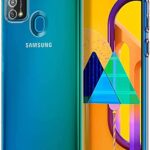 Flexible Shockproof Crystal Clear TPU Back Cover Case Full Protection with Cushioned Edges Clear TPU Back Case Cover for Samsung Galaxy M31 / F41 / M31 Prime Transparent