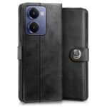 Shock Proof Flip Cover Back Case for Realme P3 Ultra 5G | Magnetic Wallet Leather Case with Stand - Image 3