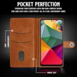 Shock Proof Flip Cover Back Case for Xiaomi Redmi Note 12 4G | Magnetic Wallet Leather Case with Stand - Image 7