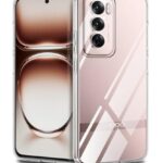 kelpuj Crystal Clear Transparent Back Case Cover for Oppo Reno 12 5G | Full Device & Camera Protection Shockproof TPU | Flexible Silicone Back Cover Case Transparent