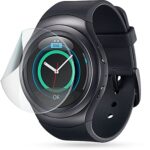 Screen Protector Guard for Samsung Gear S2 | S2 Classic R720 | MilitaryGrade TPU Nano Film [Not Glass] Clear Anti Scratch Fingerprint Bubble Free Smart Watch Screen Protection  Pack of 2