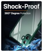 kelpuj Shock Proof Clear Protective Back Case for Nothing CMF Phone 1 - AirEDGE Technology | 360 Degree Camera Protection | Transparent Hybrid Back Case Mobile Cover - Green - Image 5