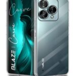 Crystal Clear Transparent Back Case Cover for Lava Blaze Curve | Full Device & Camera Protection Shockproof TPU | Flexible Silicone Back Cover Case Transparent